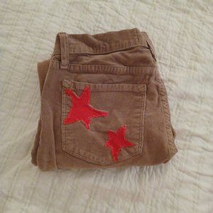 Hand stitched star jeans!